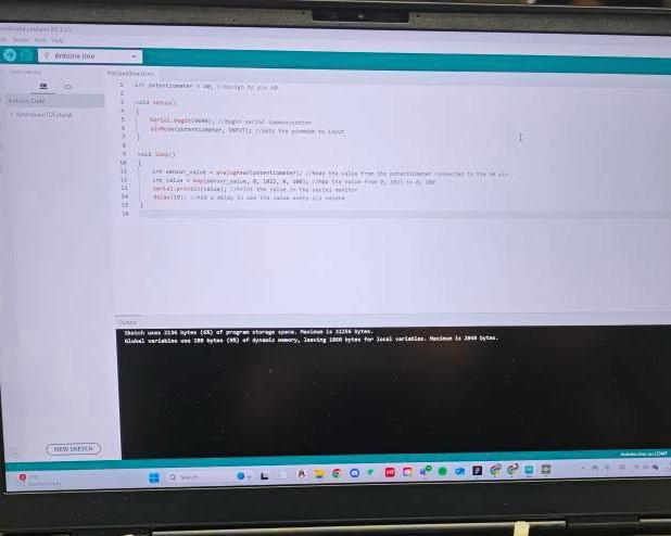 The arduino code